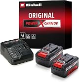 Einhell Power X-Change 18V 3.0Ah Starter Kit 2 Batteries Charger