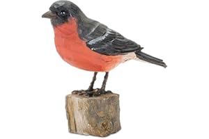 MELROSE INTL. Melrose 85741 Bird on Stump Figurine, 4-inch Height