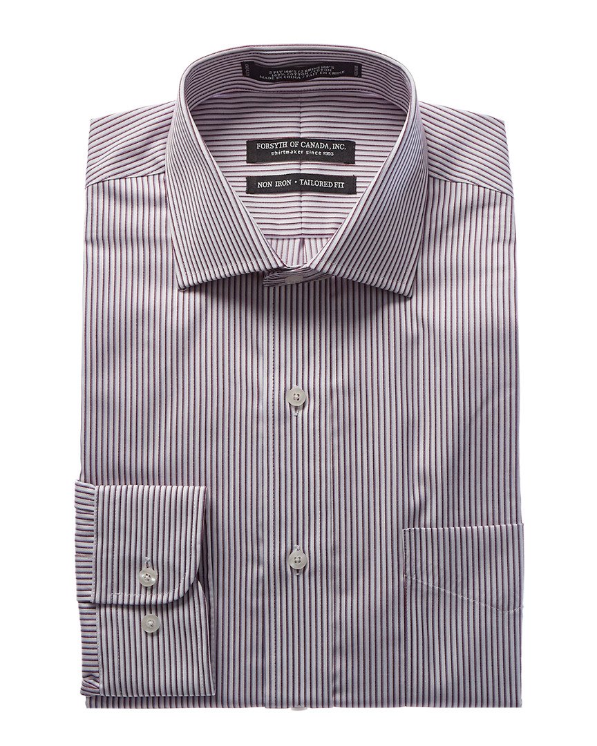 forsyth of canada non iron tailored fit dress shirt FLCrooks.com