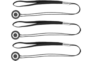 ChromLives Lens Cap Leash Lens Cap Keeper Holder Prevent Lens Cap Lost Compatible with DSLR SLR Camera Canon/Nikon/Sony/Panasonic/Fujifilm Camera and More (3Pack)