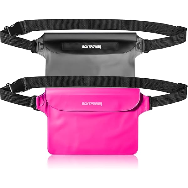 Bolsa Impermeable De PVC Para Nadar Con Correa Para La Cintura Para Guardar Objetos De Valor Lingwen 1327534111705