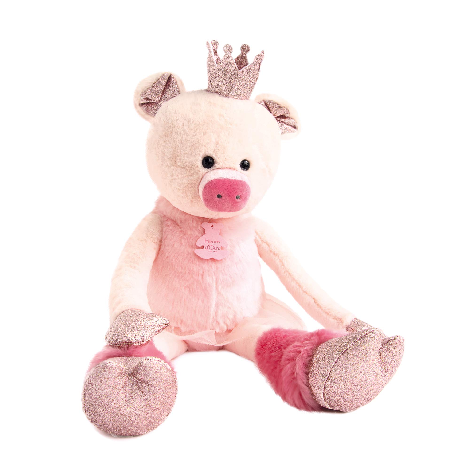 Histoire d'Ours Les Petit Twist HO2855 Cochon Rosette 60 cm Pink