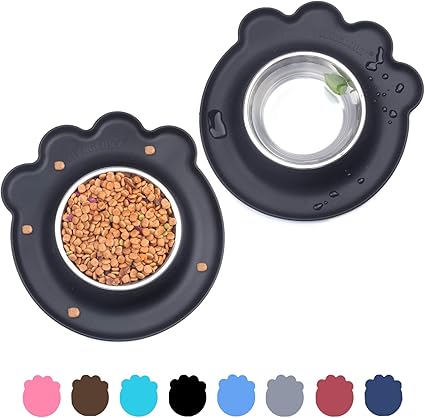 Amazon Com Vivaglory Puppy Bowl 2 Pack Dog Food And Water