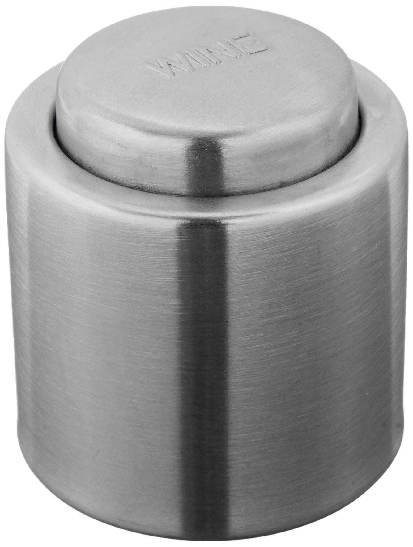 Cilio Wine Stopper, Stainless Steel, Silver