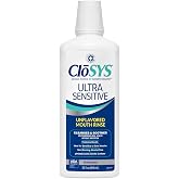 CloSYS Ultra Sensitive Mouthwash, 32 Oz, Alcohol Free Mouthwash | Unflavored Mouth Wash, Dye Free, pH Balanced, Helps Soothe Entire Mouth