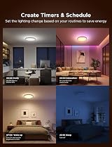 Govee LED Ceiling Light 2400LM RGBIC Flush Round Ø30cm 24W Smart view 8