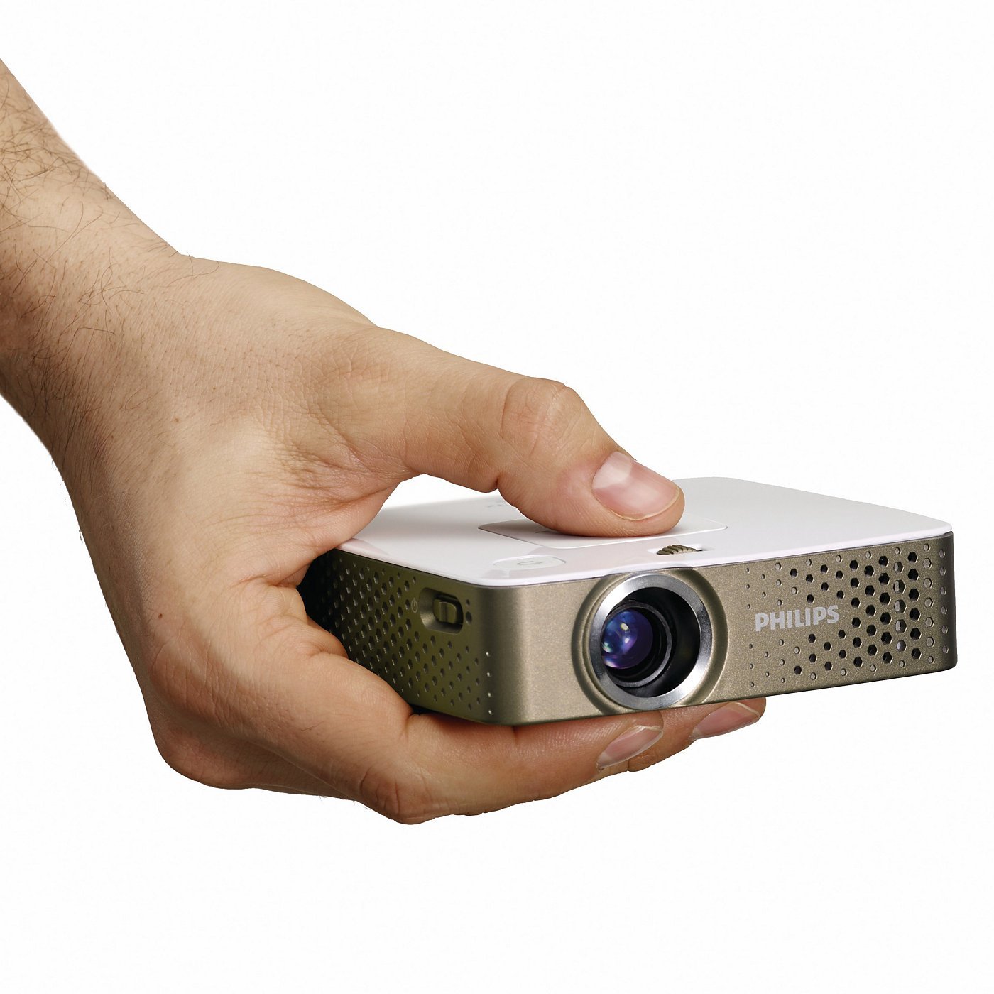 Philips PPX3410 100 lumens with MP4 player Pocket Proyector ...