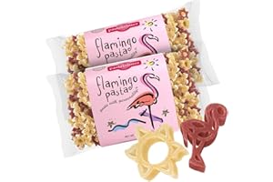 Pastabilities Fun Shaped Pasta for Kids - Flamingo Pasta - Sunshine and Flamingo Animal Theme, Non-GMO Natural Wheat Pasta, All-Natural, Kosher Certified, Made in the USA, (2 Pack,14 Oz)