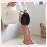 kuou 4 Pcs Exfoliating Gloves Body Scrub Glove Set Black Pink White Purple view 5