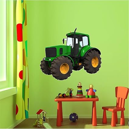 Amazon Com 24 Green Farm Tractor 1 Wall Sticker Decal Graphic