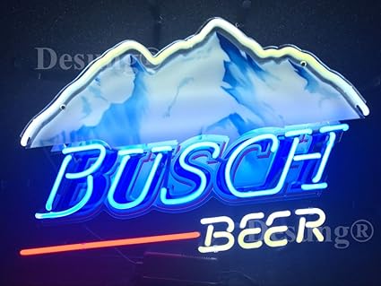 Amazon Com New B Usch Cerveza Signo De Neon Con Hd Vivid