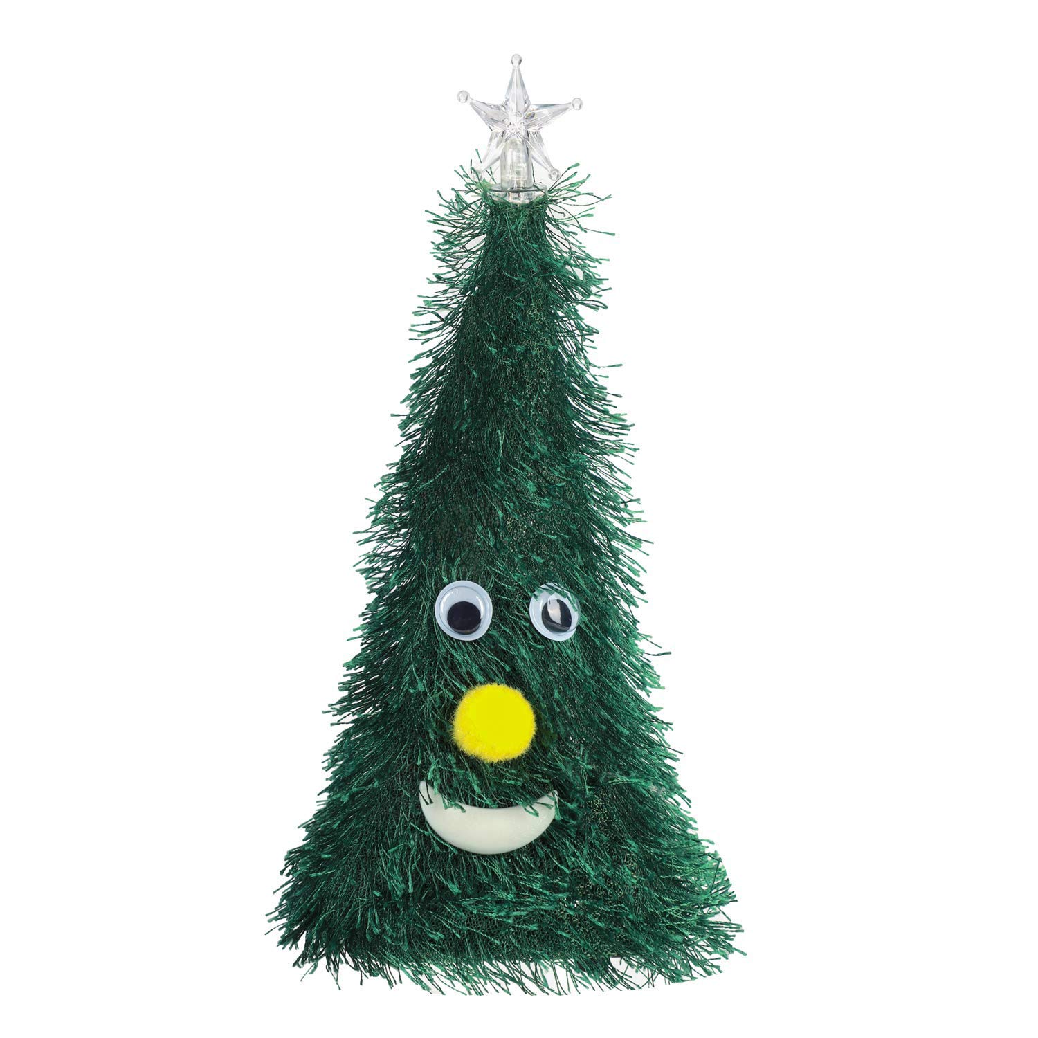 IBLUELOVER Christmas Party Hat Novelty Xmas Electric Santa Hat with 3 Flashing LED Light Plush Light up Swing Dancing Hat for Christmas Party Festival Costumes Dance Birthday