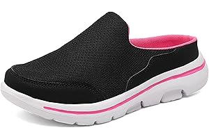 C CELANDA Slip On Mules & Clogs for Womens Mens Light Open Back Shoes Comfort Walking Shoes Breathable Slippers Closed Toe Slides