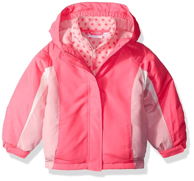 Buy The Children's Place Baby Toddler Girls' 3in1 Solid Jacket, Neon