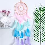 YRVCT Handmade White Dream Catchers for Kids Bedroom Wall Decor view 2