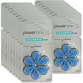 Power One Hearing aid Batteries Size 675 - p675 Battery for Hearing aid, Long-Lasting. Mercury-Free 1.45v zinc-air Hearing aid Batteries (90 Batteries) - Expire May-2028