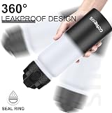 GOPPUS 600ml Stainless Steel Water Bottle with Straw, Double Wall Insulated view 3