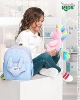 Naturally KIDS Medium Pink Unicorn Backpack for Girls 5-7 Years view 6