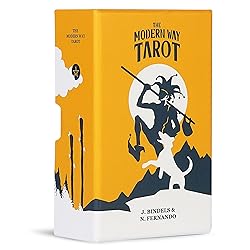 Modern Tarot Card Deck with 194-Page Guidebook and
