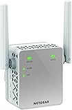 NETGEAR 11AC 750 Mbps (300 Mbps + 450 Mbps) Dual Band Gigabit Wi-Fi Range Extender with External Antennas (Wi-Fi Booster) (EX3700-100UKS)