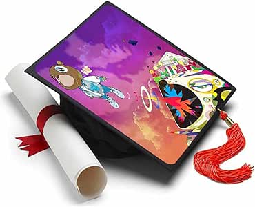 Amazon Com Tassel Toppers Kanye West Grad Cap Decorations For