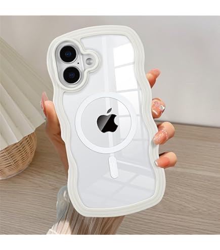 Amazon.com: JETech Wavy Case for iPhone 16 6.1-Inch, Cute Wave