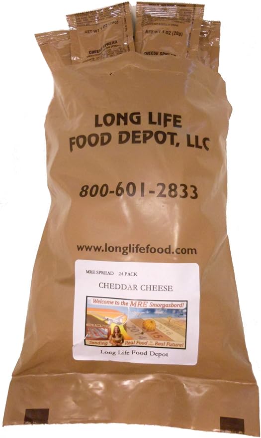 MRE Cheddar Cheese Spread 24 Pack Amazon.ca Sports & Outdoors
