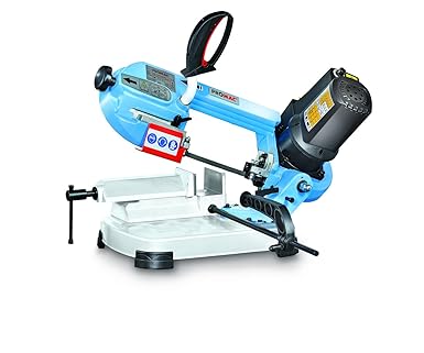 Promac 347v Scie A Ruban En Metal 230 V 0 85 Kw 25 M 80 M Min Capacite De Coupe 100 Mm Amazon Fr Commerce Industrie Science