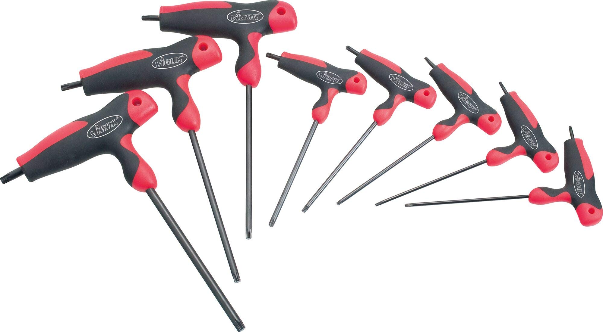 Vigor V1410 Torx T-Handle Screwdriver Set