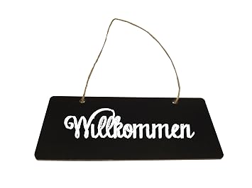 Amazon De Kleine Tafel Mit Juteband Zum Aufhangen Shabby Chic