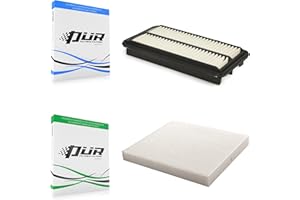 PUR 1x Air + 1x Cabin Filter (2 Total) Kit Replacement For Honda Pilot Ridgeline Acura MDX Passport KFL-100205