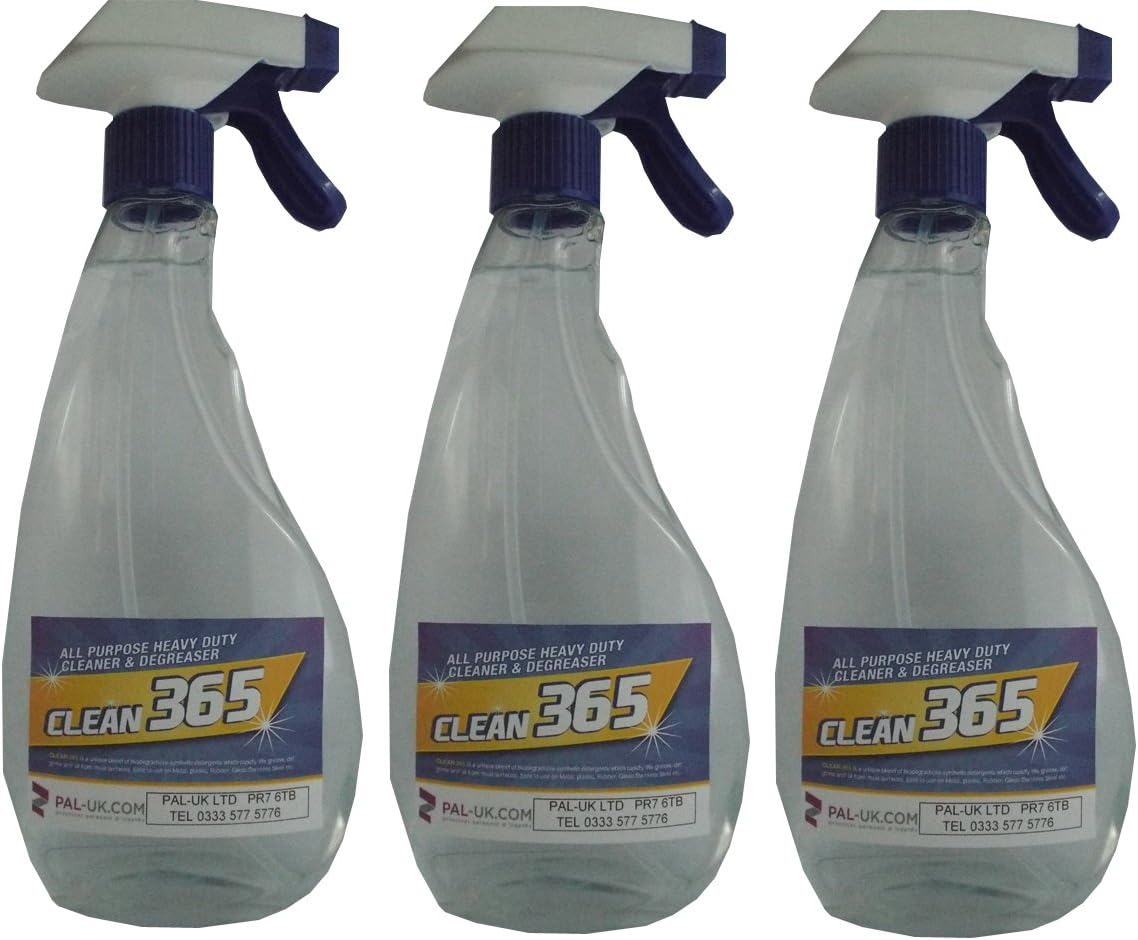 3 X Spray Top All Purpose Heavy Duty Cleaner And Degreaser Industrial Strength British Manufactured