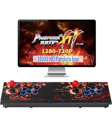 ike　Pセット Amazon.com: 9800 in 1 Arcade Kit Pandora Saga Box with