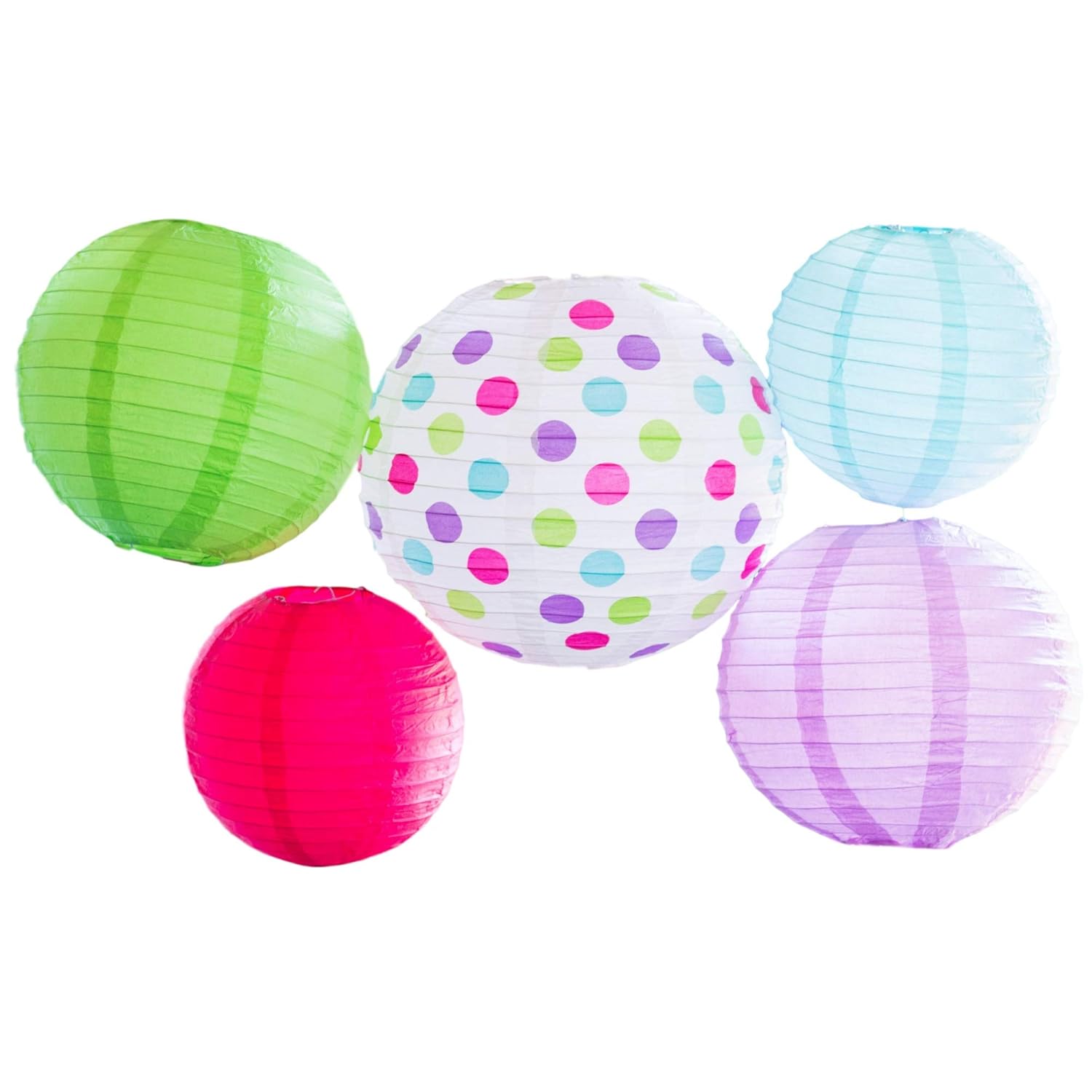 Amazon Com Bobee Paper Lanterns For Birthday Party Baby Bridal
