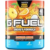 G Fuel Bahama Mama Energy Drink Powder, Pre Workout Caffeine Mix for Gaming, Sugar Free Focus Amino, Vitamin + Antioxidants, 9.9oz (Coconut &amp; Pineapple, 40 Servings)
