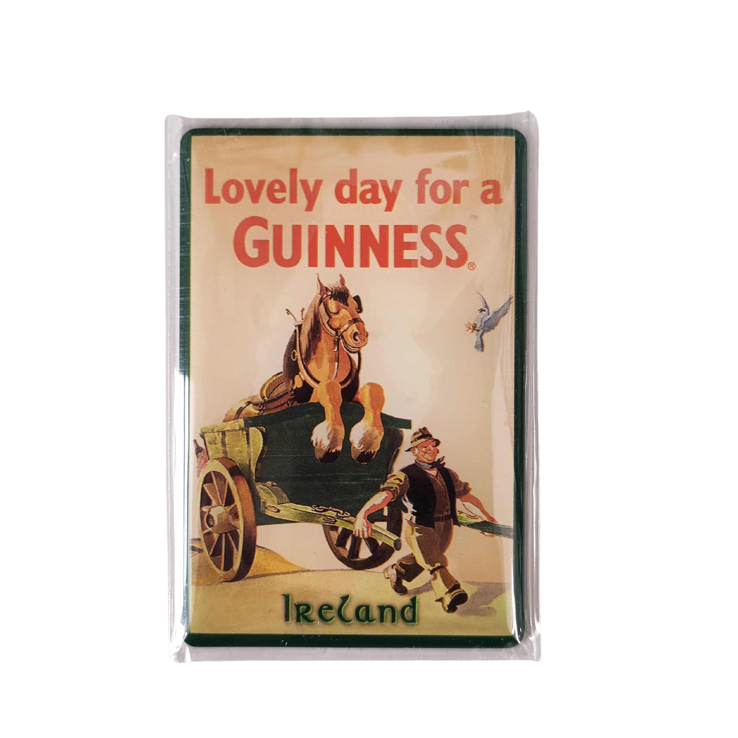Shamrock Gift Company - Guinness Magnet - Ireland - Horse & Cart