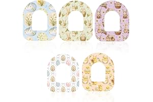 10pcs Adhesive Patches for Omnipod 5, Easter Theme Waterproof CGM Overpatch Sensor Covers Breathable & Latex Free Adhesive Mo