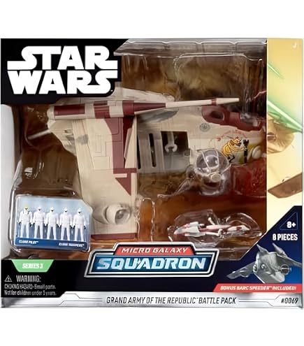 Amazon.com: STAR WARS Paquete combinado de Micro Galaxy Squadron