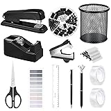 13 in 1 Black Desk Accessories, Black Office