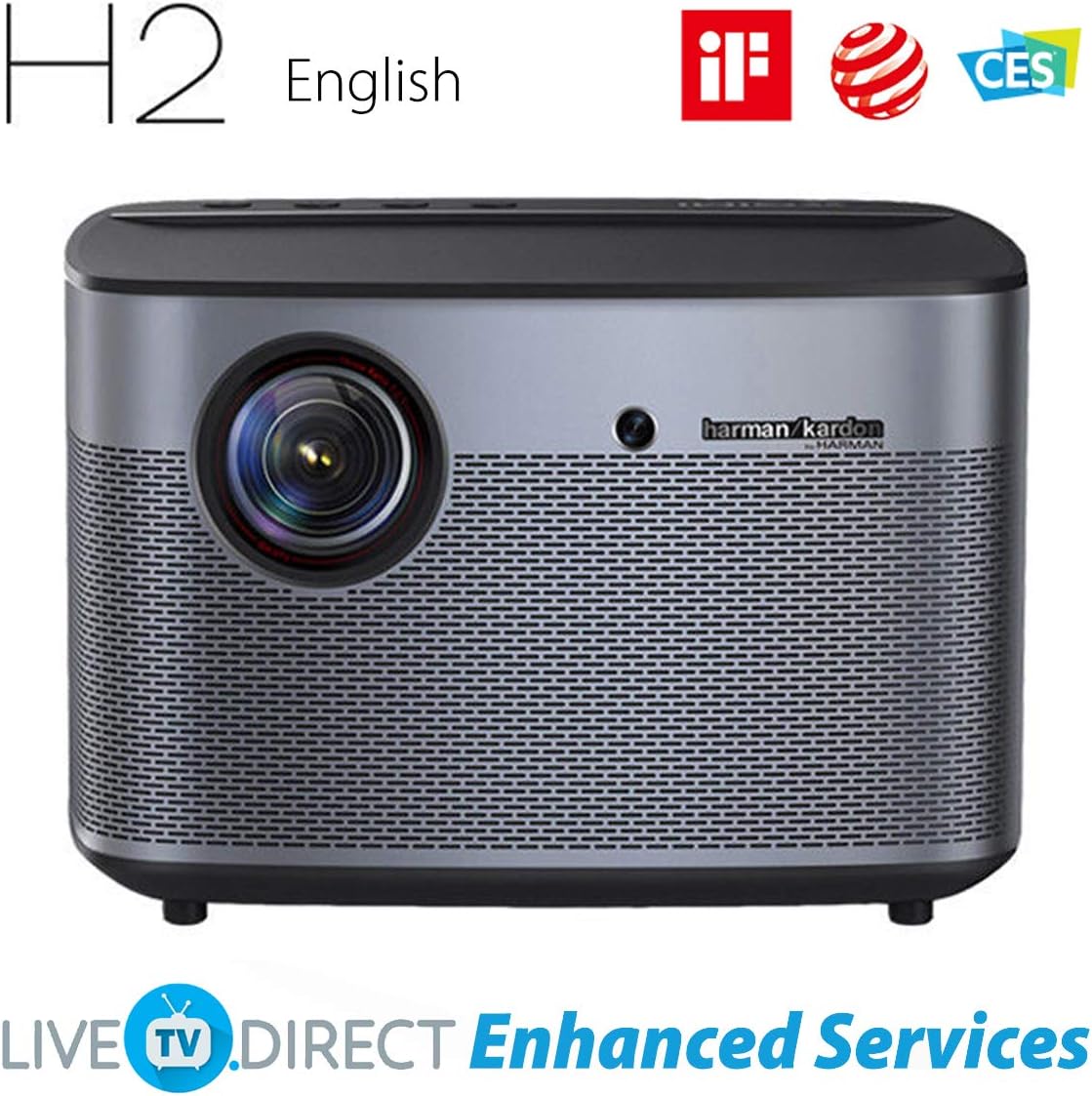 Home Cinema Projector, LiveTV.Direct Enhanced H2 Auto Focus Native 1080p HD Projector Android 3D Smart Projector TV Built-in Harman/Kardon Customized Hi-Fi Stereo Speaker