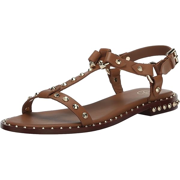 Amazon.com | ASH Women's Paraiba Flat Sandal, Cinnamon/Skin Amazon.com | ASH Women's Paraiba Flat Sandal, Cinnamon/Skin