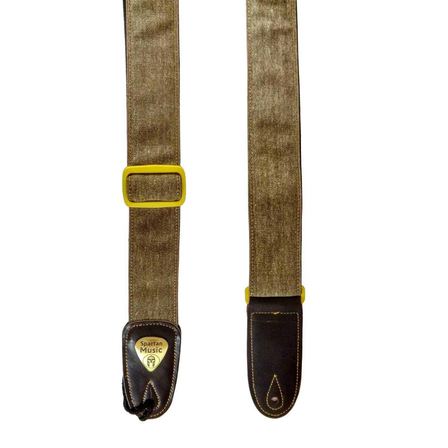 Spartan Music Cotton Guitar/Instrument Strap (Tan/Brown)