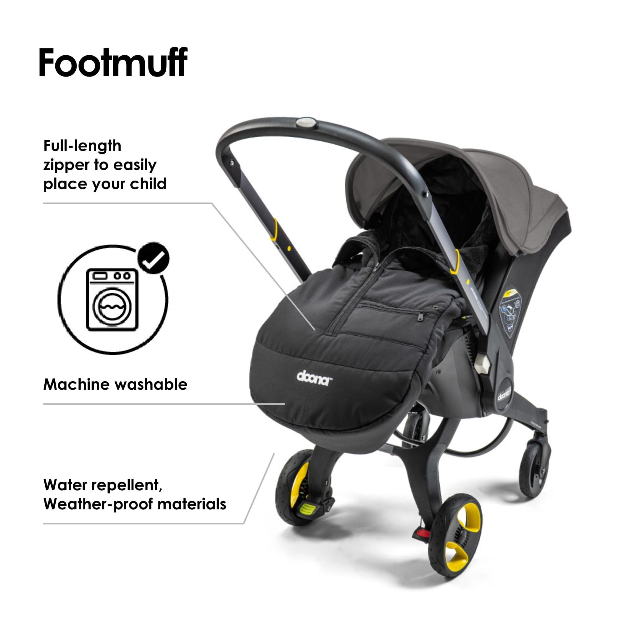DOONA Footmuff - Compatible Car Seat & Stroller