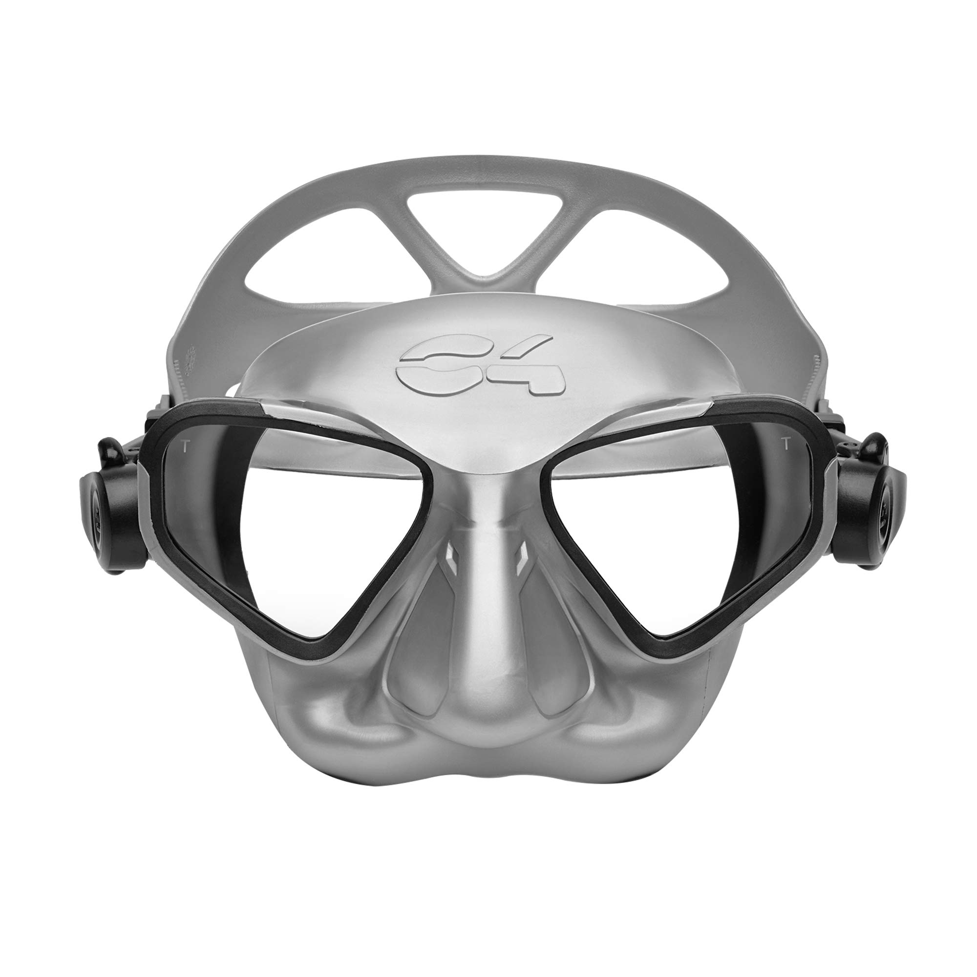 C4 Carbon Falcon Mask Silver (0MAC4FASIL)