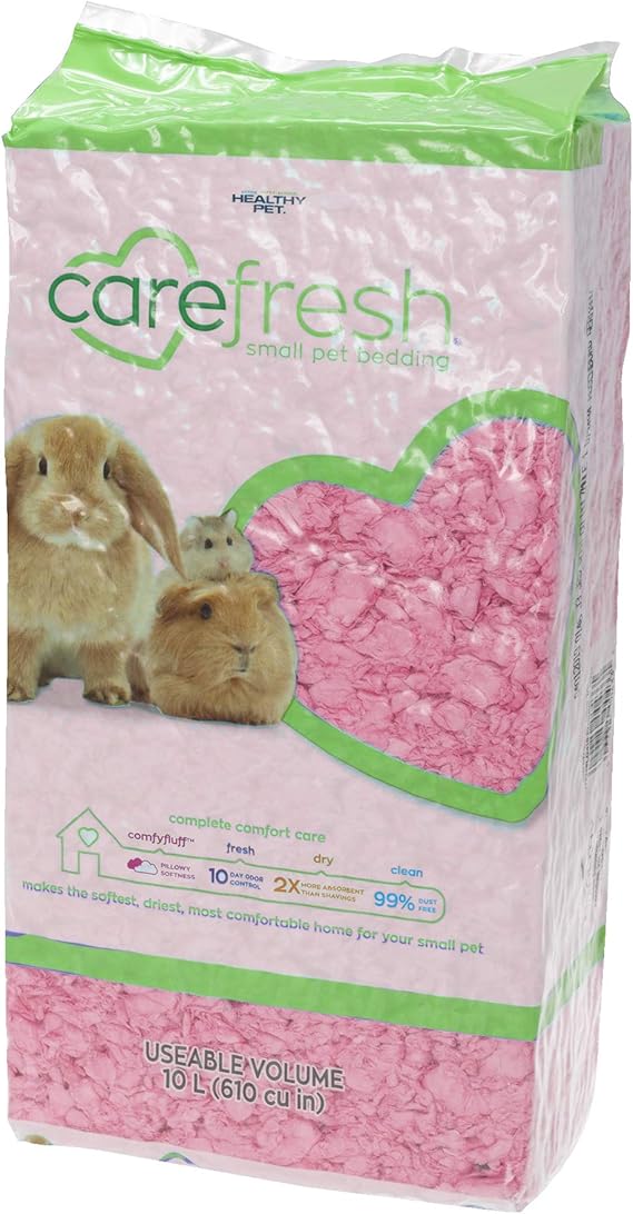 Healthy Pet Carefresh Colours Pet Bedding (10 Litres) (10 Litres) (Pink