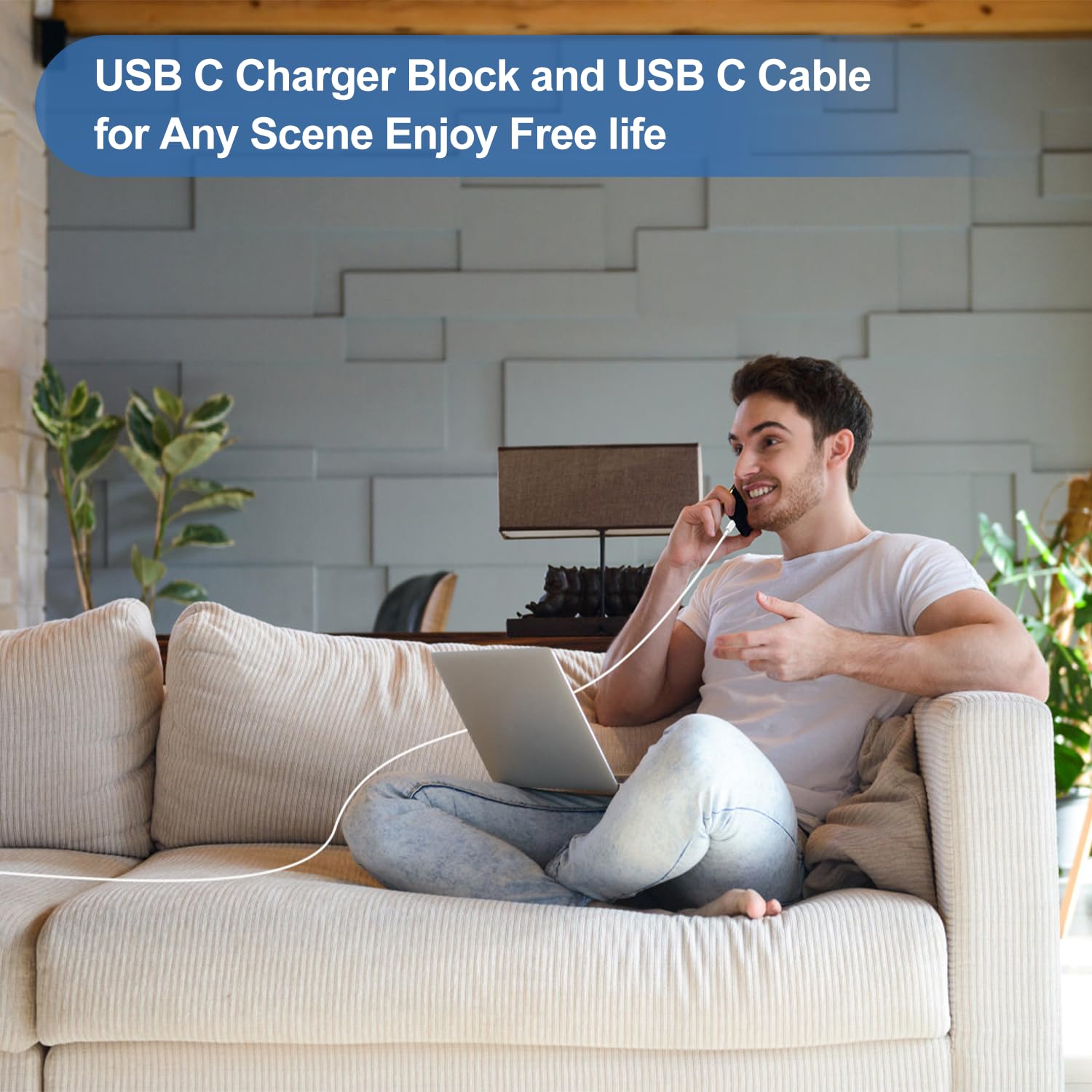 iPhone 15 Fast Charger and 10ft Type C to C Cable Cord Long, 20W USB C Charging Block for Apple iPhone 15 Plus/15 Pro Max/iPad Pro Wall Plug Power Adapter Cube Brick 12.9/11 inch/Air 4th/6 Gen/Mini
