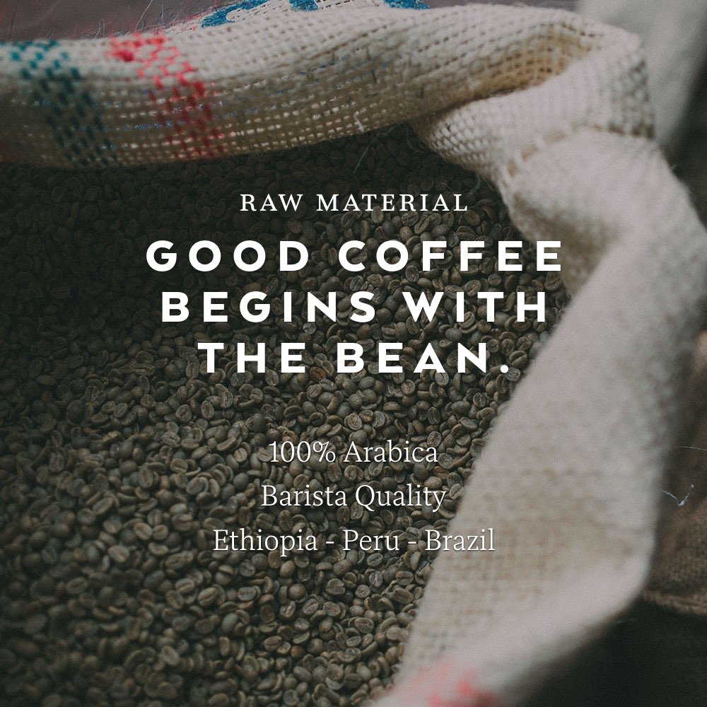 O\'ccaffe Caffè 100% Arabica | torrefazione extra delicata | dall\'azienda di famiglia italiana | carattere adorabile e complesso da 3 varietà di fagioli | 1kg chicchi di caffè