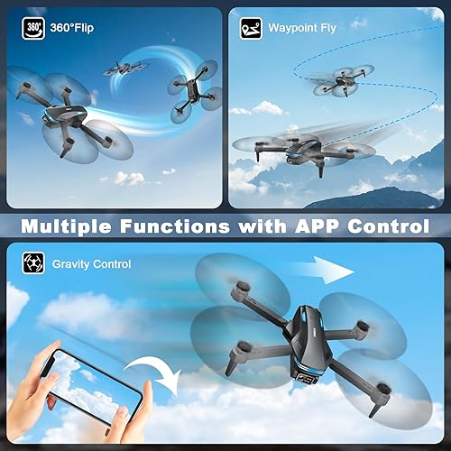 Drone with Camera for Adults, HD FPV Drones with Upgrade Altitude