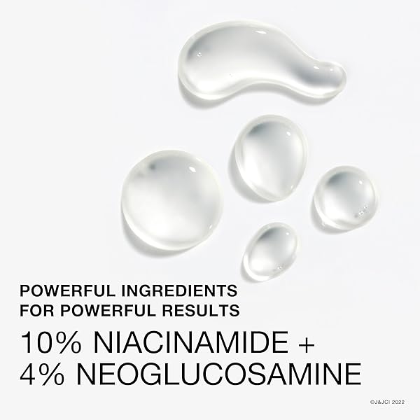 NEUTROGENA STUBBORN TEXTURE RESURFACING SERUM WITH 10% NIACINAMIDE & 4% NEOGLUCOSAMINE DESIGNED FOR ACNE-PRONE, IMPROVES UNEVEN SKIN TONE & REFINES TEXTURE, FRAGRANCE-FREE, 1 FL. OZ