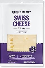 Amazon Grocery, Swiss Cheese, 8 Oz, 10 Slices